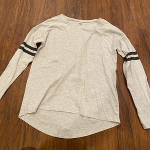 old navy pink and greyish shirt set! barely worn! youth XL